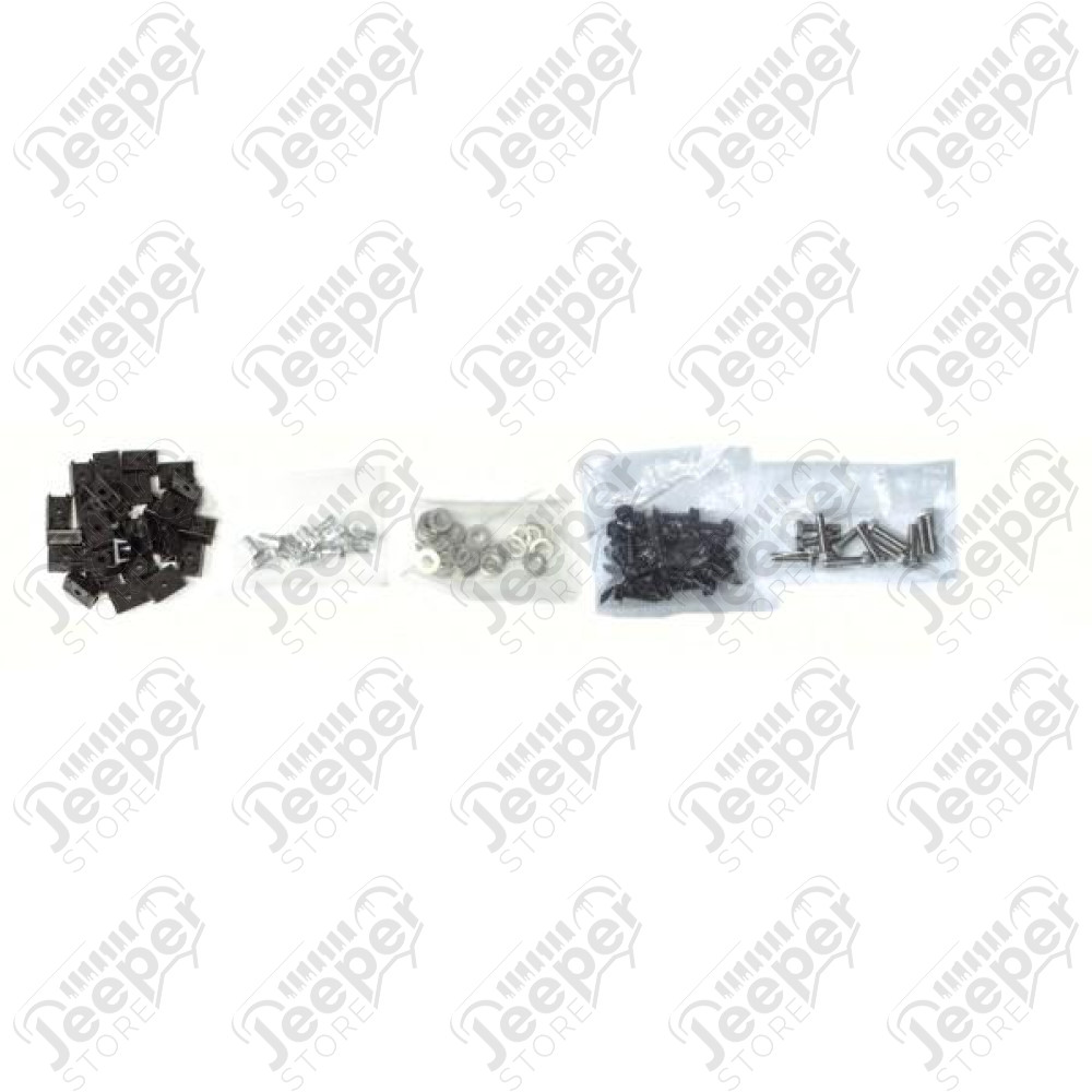 Fender Flare Hardware Kit; 97-06 Jeep Wrangler