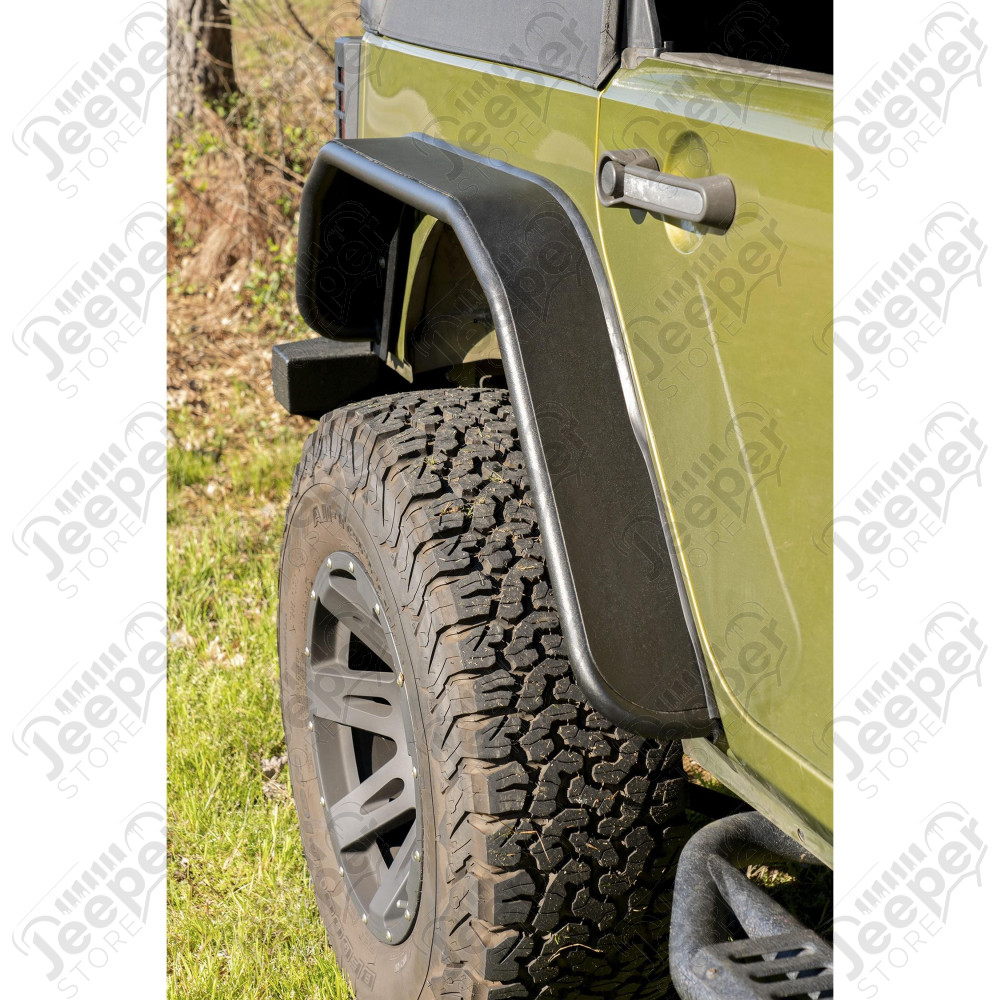Steel Tube Fender Flares F/R Set 07-18 Wrangler JK