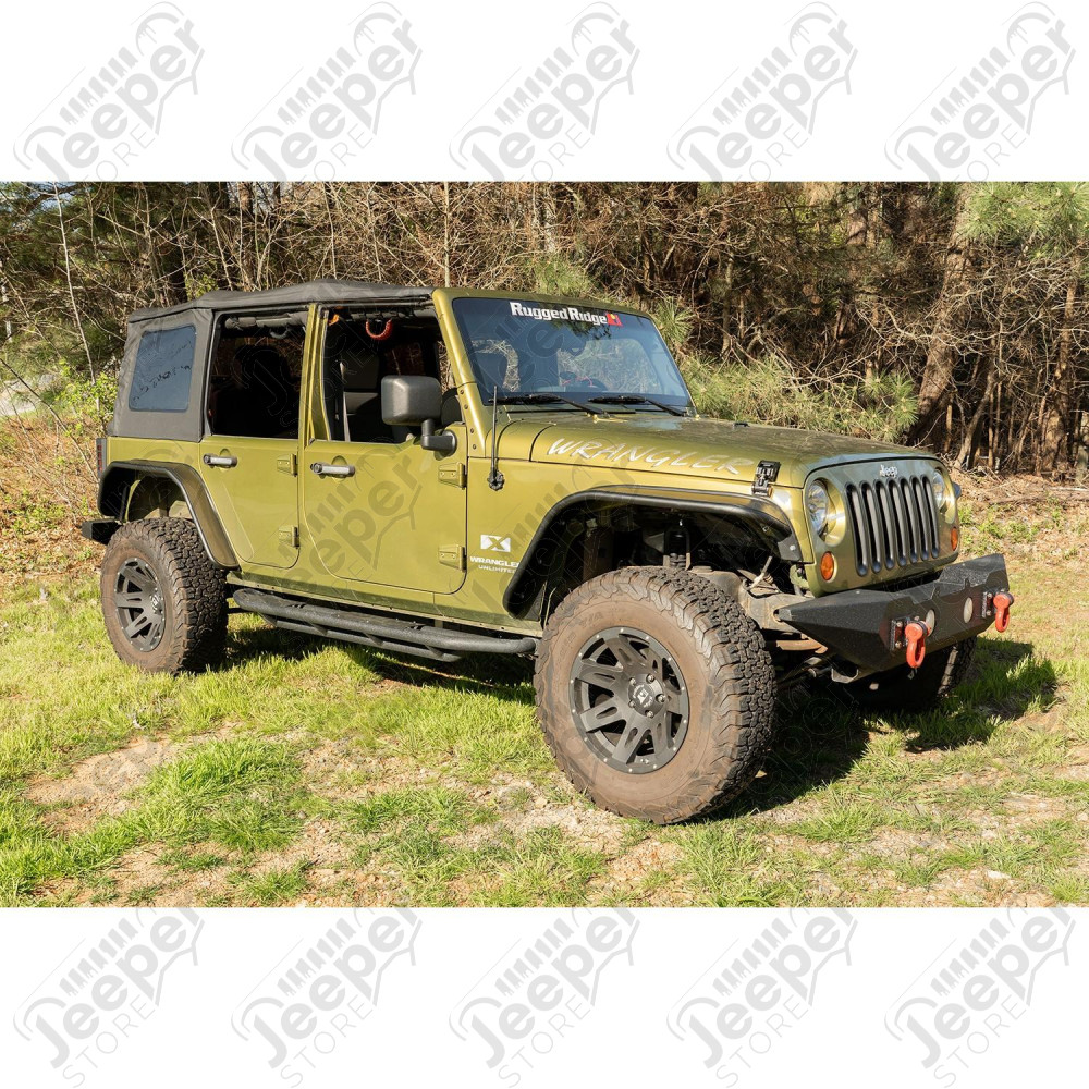 Steel Tube Fender Flares F/R Set 07-18 Wrangler JK