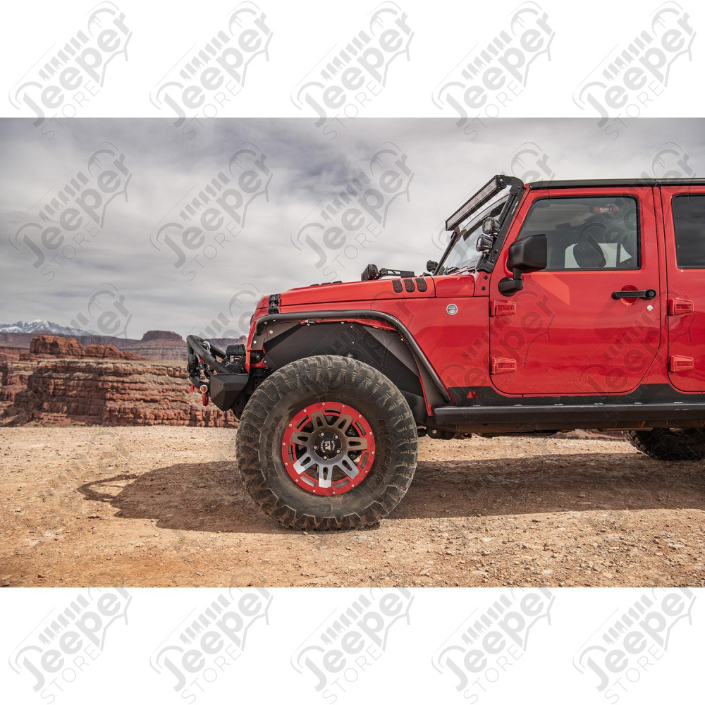 Steel Tube Fender Flares F/R Set 07-18 Wrangler JK
