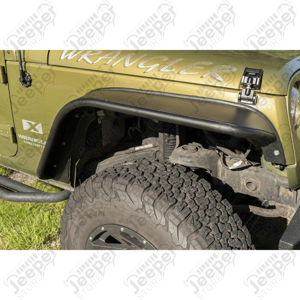Steel Tube Fender Flares F/R Set 07-18 Wrangler JK