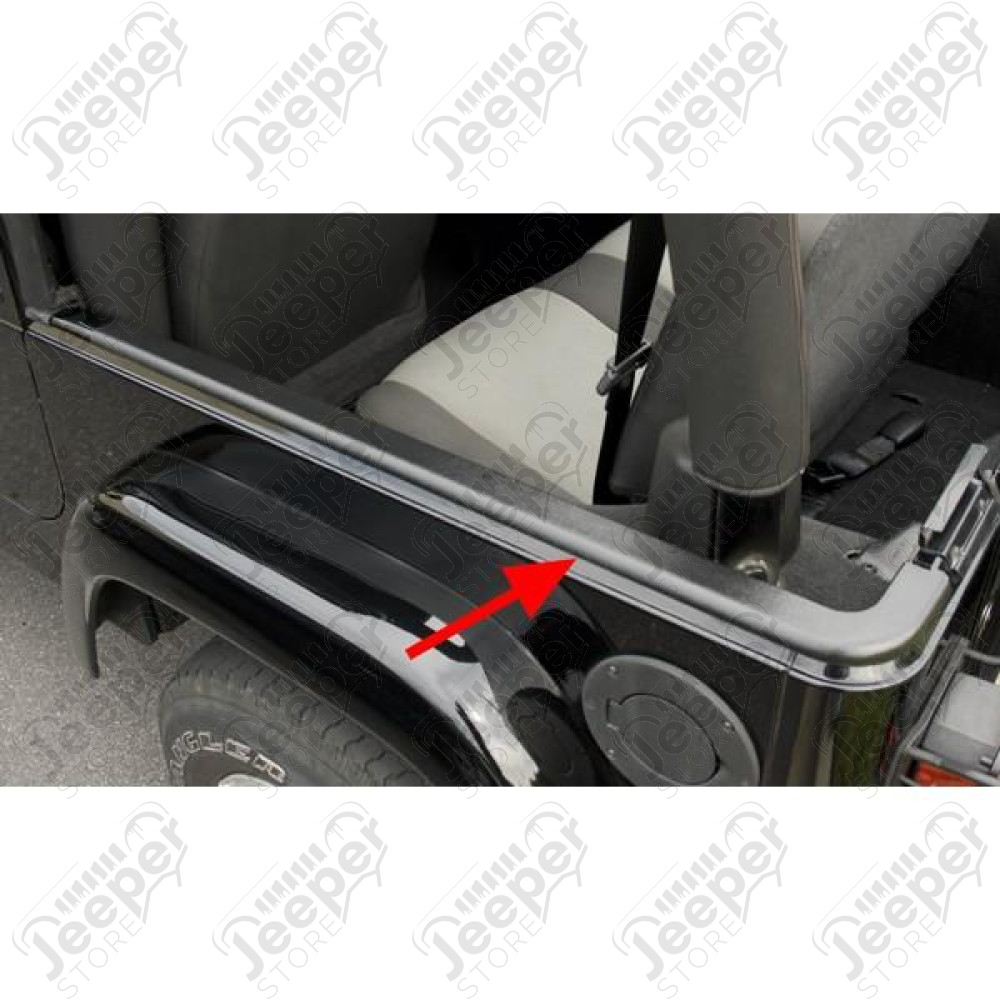 Baguettes de finition de tour de caisse pour Jeep Wrangler TJ