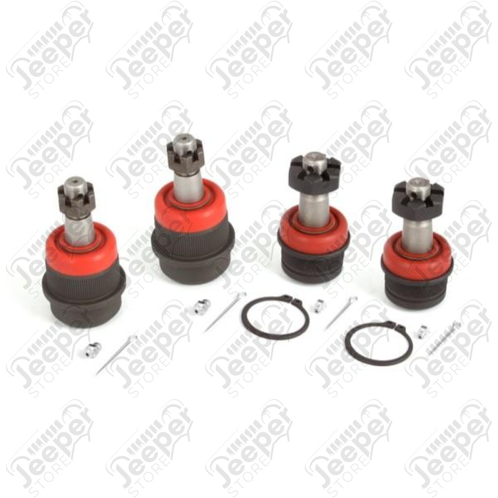 Suspension Ball Joint Kit, 4 Piece; 07-18 Wrangler/Grand Cherokee