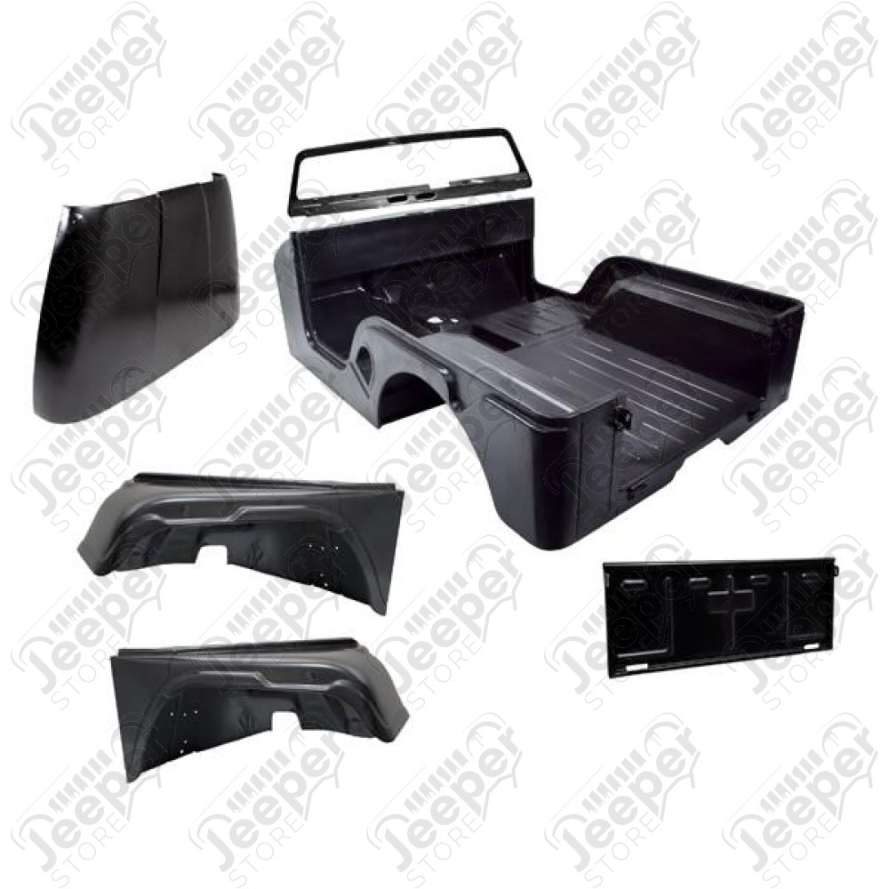Body Tub Kit, Reproduction, Steel; 69-71 Jeep CJ6
