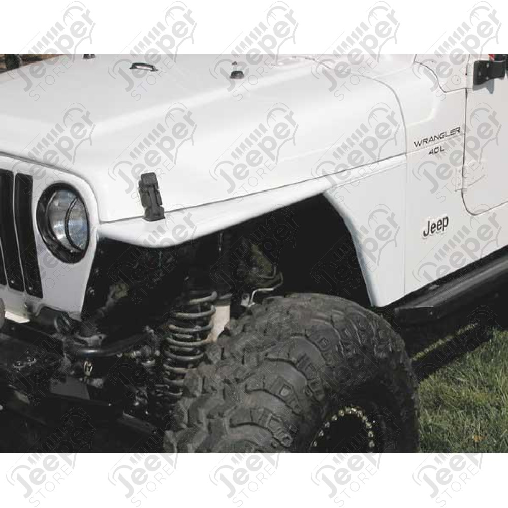 RRC Steel Flat Fender Kit, Tubular; 97-06 Jeep Wrangler TJ
