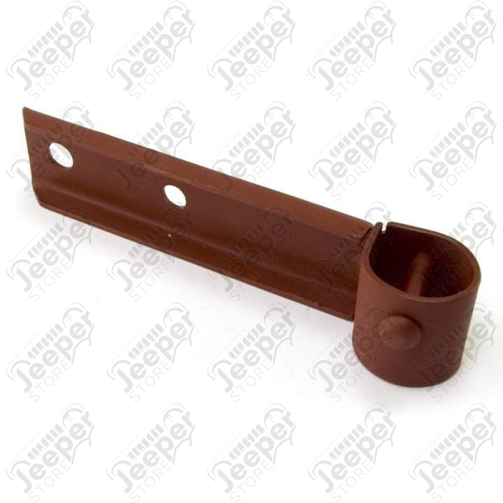 Soft Top Bow Pivot Bracket, Front, Left; 41-45 Willys MB/Ford GPW