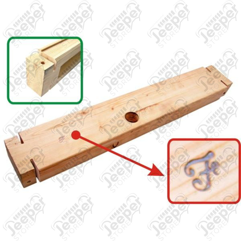 Bumper Wood Filler, Front; 41-45 Ford GPW