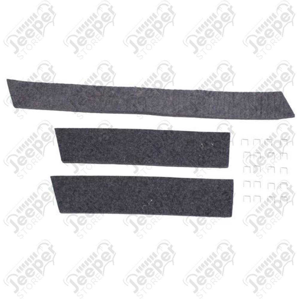 Radiator Felt Kit; 41-67 Willys/Jeep