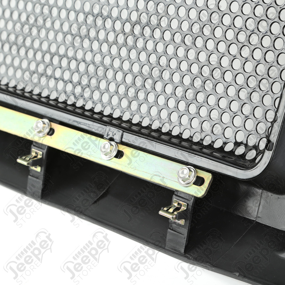 Spartan Grille, Satin Black 07-18 Jeep Wrangler JK