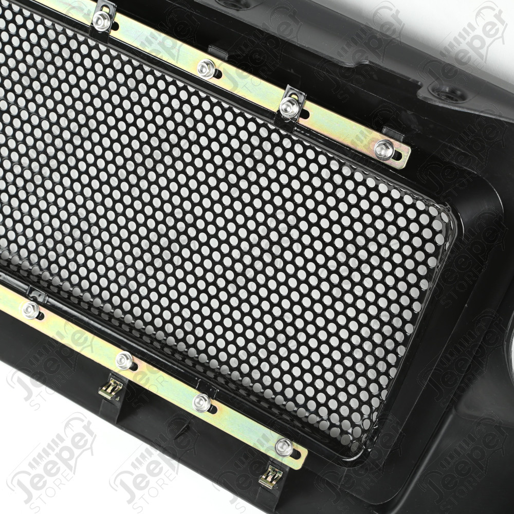 Spartan Grille, Satin Black 07-18 Jeep Wrangler JK