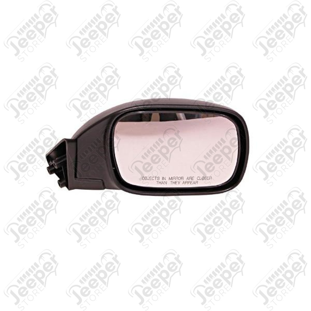 Door Mirror, Right, Black; 97-01 Jeep Cherokee XJ