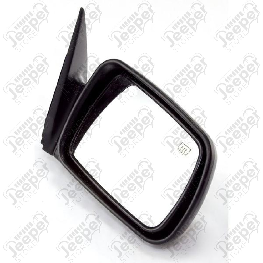 Door Mirror, Right, Black; 97-01 Jeep Cherokee XJ