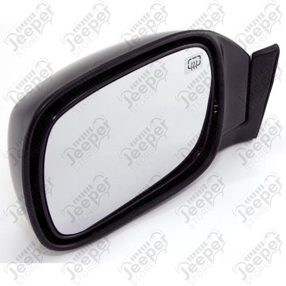 Door Mirror, Left, Black; 97-01 Jeep Cherokee XJ