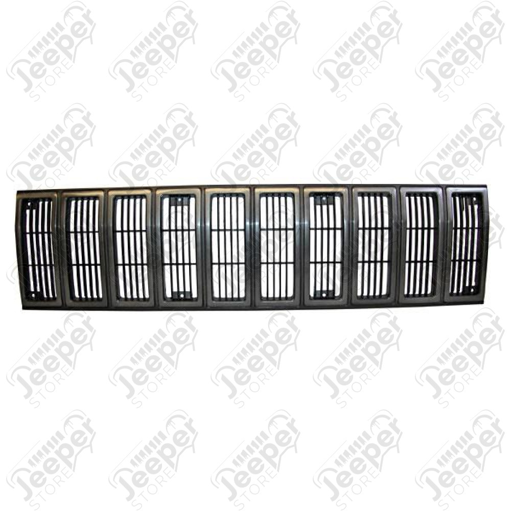 Grille Insert, Black/Gray; 84-87 Jeep Cherokee XJ