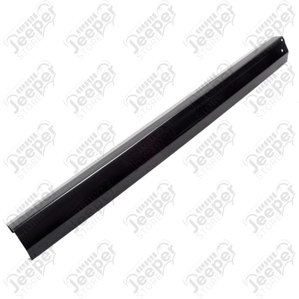 Bumper, Rear, Black; 97-01 Jeep Cherokee XJ