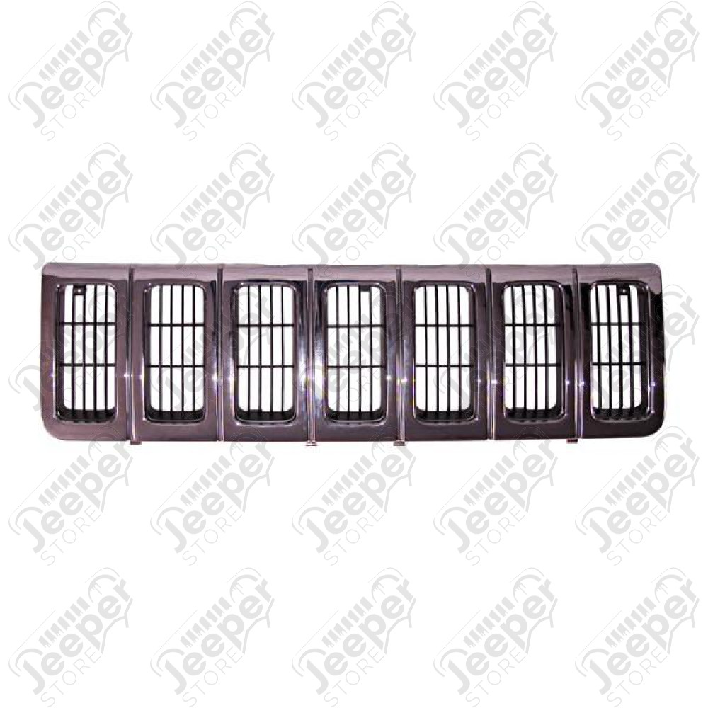 Grille Insert, Chrome; 96-98 Jeep Grand Cherokee ZJ