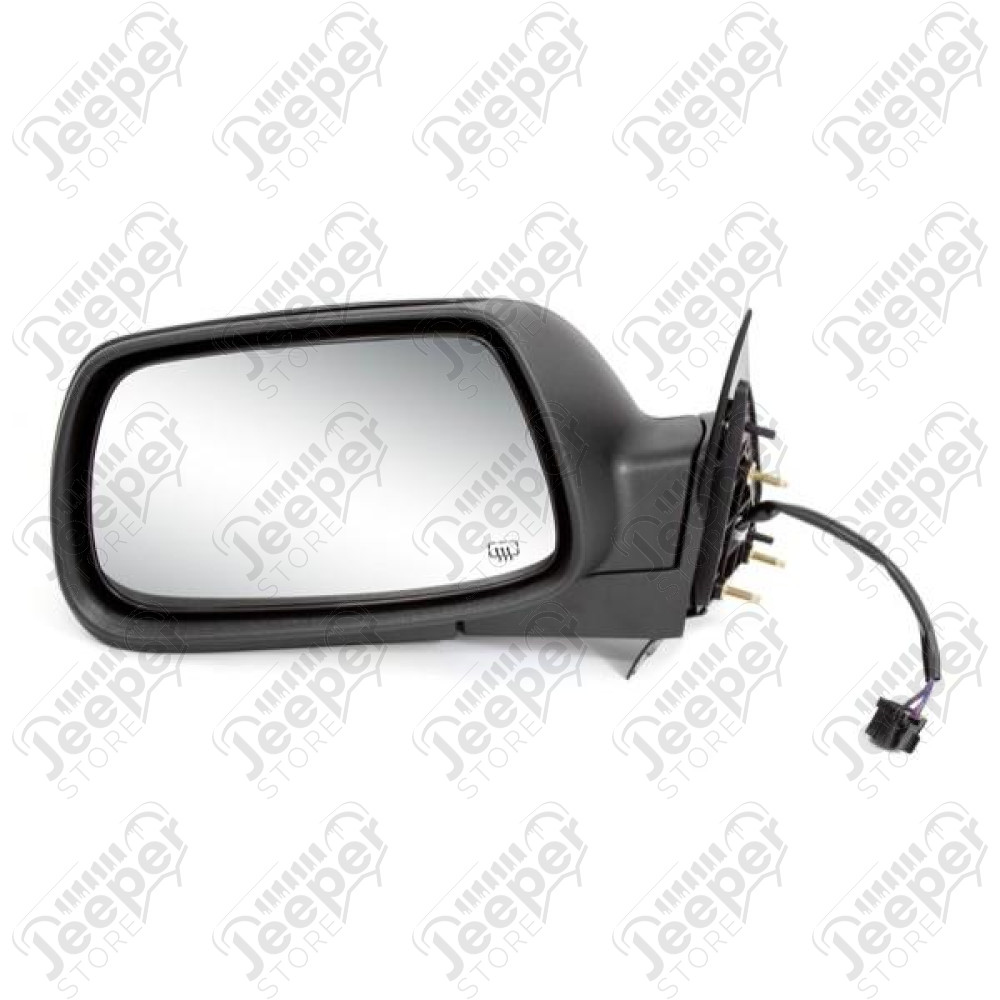 Door Mirror, Left, Remote, Power, Heated; 05-10 Grand Cherokee WK