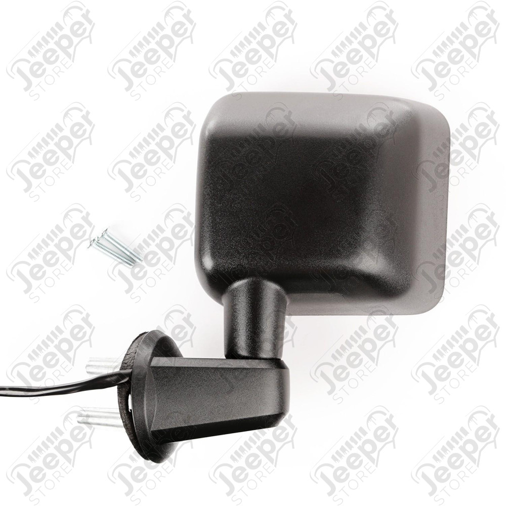 Door Mirror, Left, Power, Heated, Black 15-18 Jeep Wrangler JK