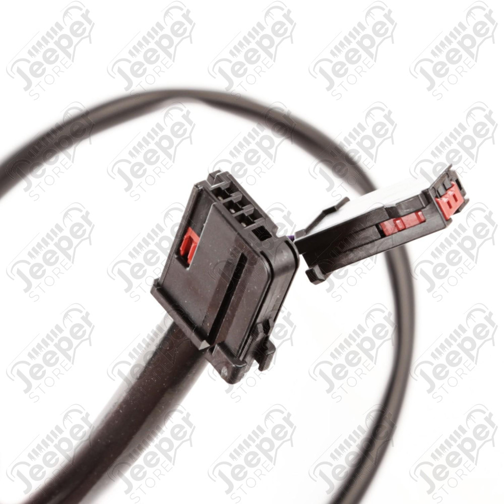 Door Mirror, Left, Power, Heated, Black 15-18 Jeep Wrangler JK
