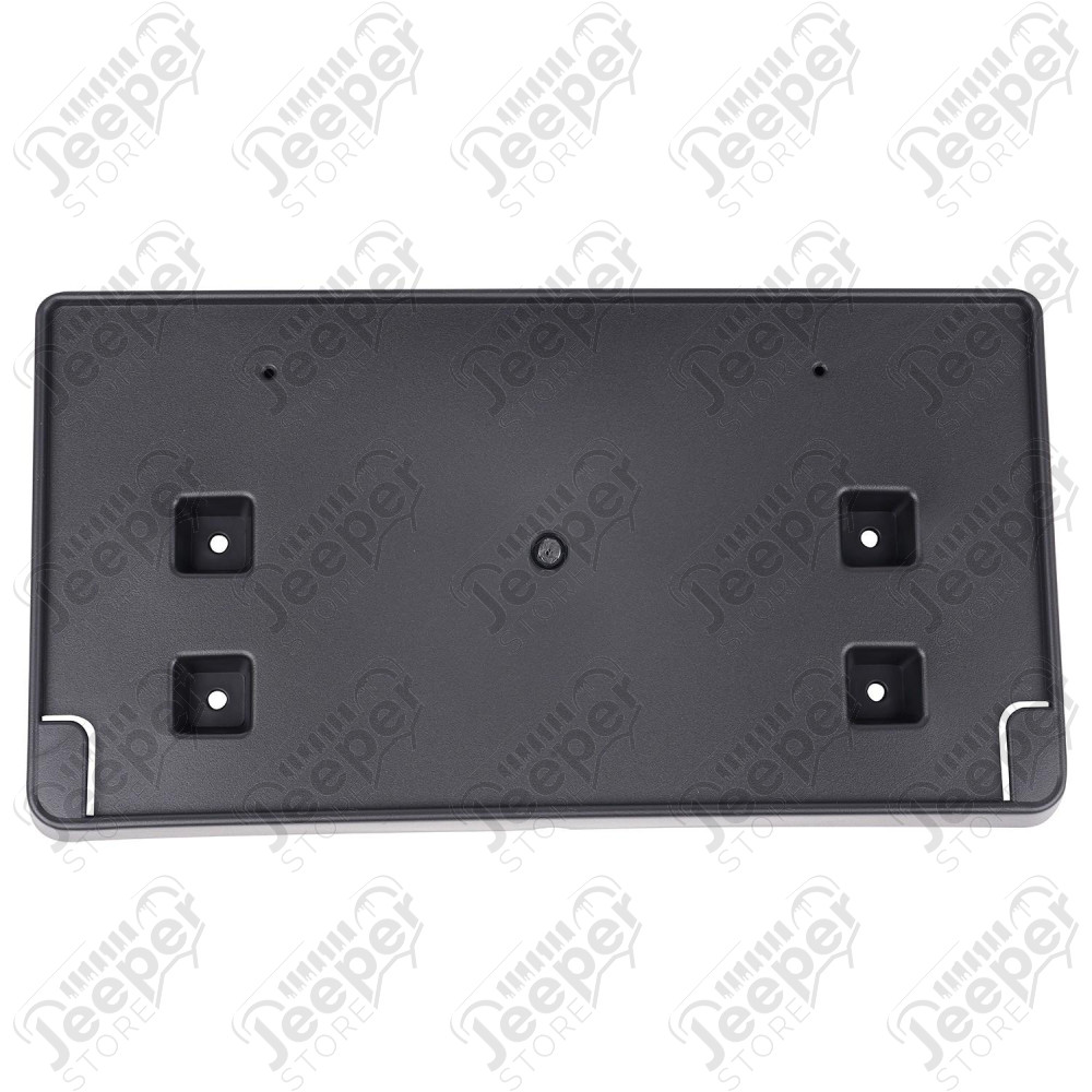 License Plate Bracket, Frnt Steel Bumper; 18-20 JL