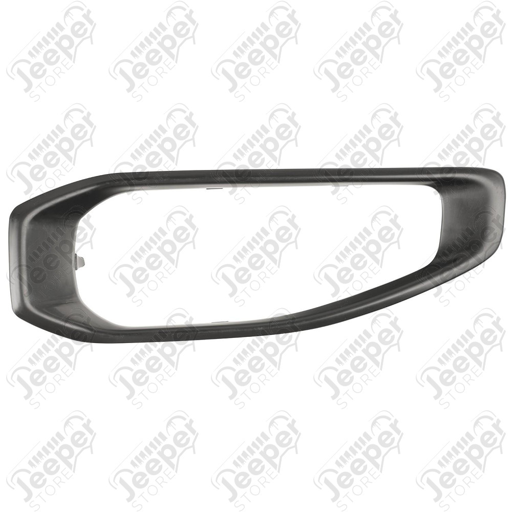 Applique, Left End Cap, Front Bumper; 18-20 JL/JT