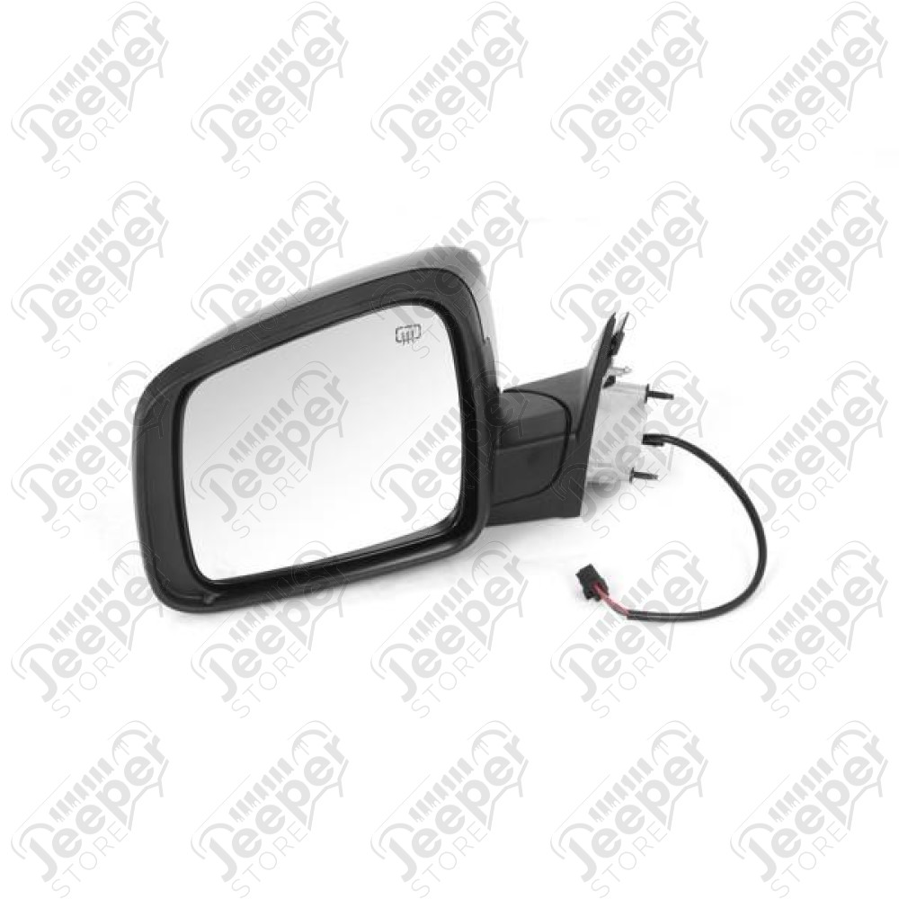Door Mirror, Left, Heated; 11-13 Jeep Grand Cherokee WK2