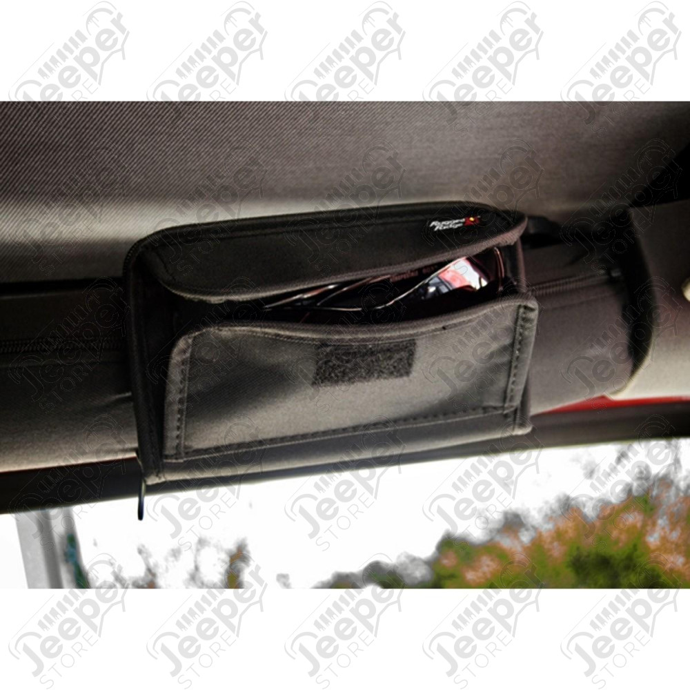 Roll Bar Storage Pouch, Sunglass Holder 55-19 Jeep CJ/Wrangler