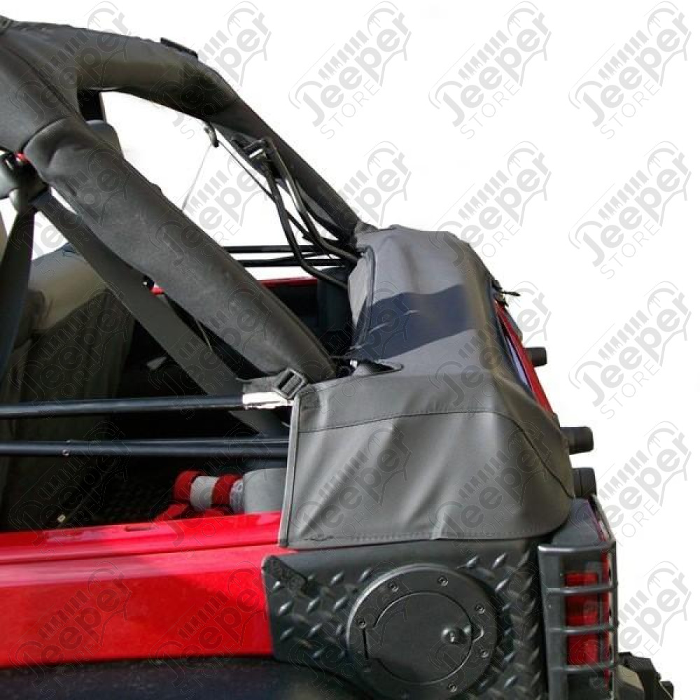 Soft Top Storage Boot, Black Diamond; 07-18 Jeep Wrangler JKU, 4 Door