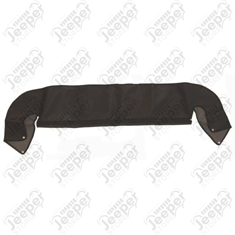 Soft Top Storage Boot, Black Denim; 87-95 Jeep Wrangler YJ