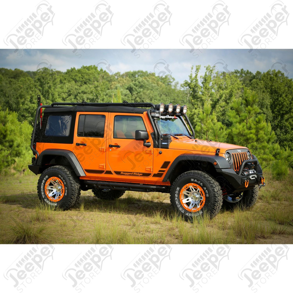 Decal Kit, Side Pair, Rugged Ridge; 07-18 Jeep Wrangler JK