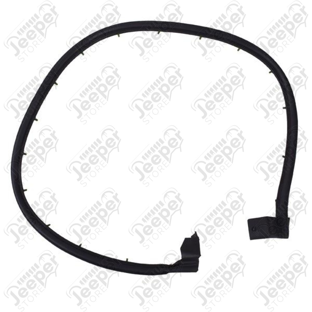 Door Seal, Left, Half Doors; 97-06 Jeep Wrangler TJ
