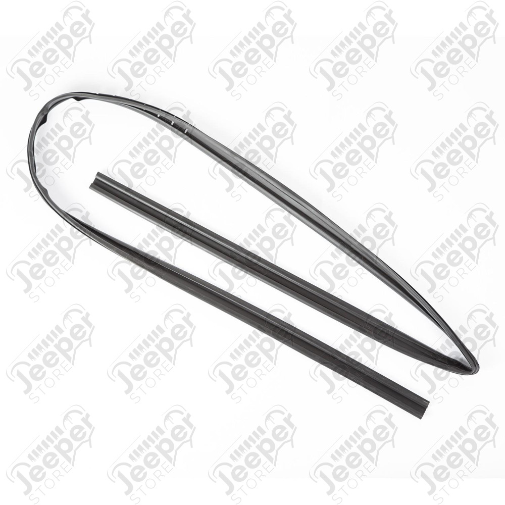 Door Glass Channel; 97-06 Jeep Wrangler TJ