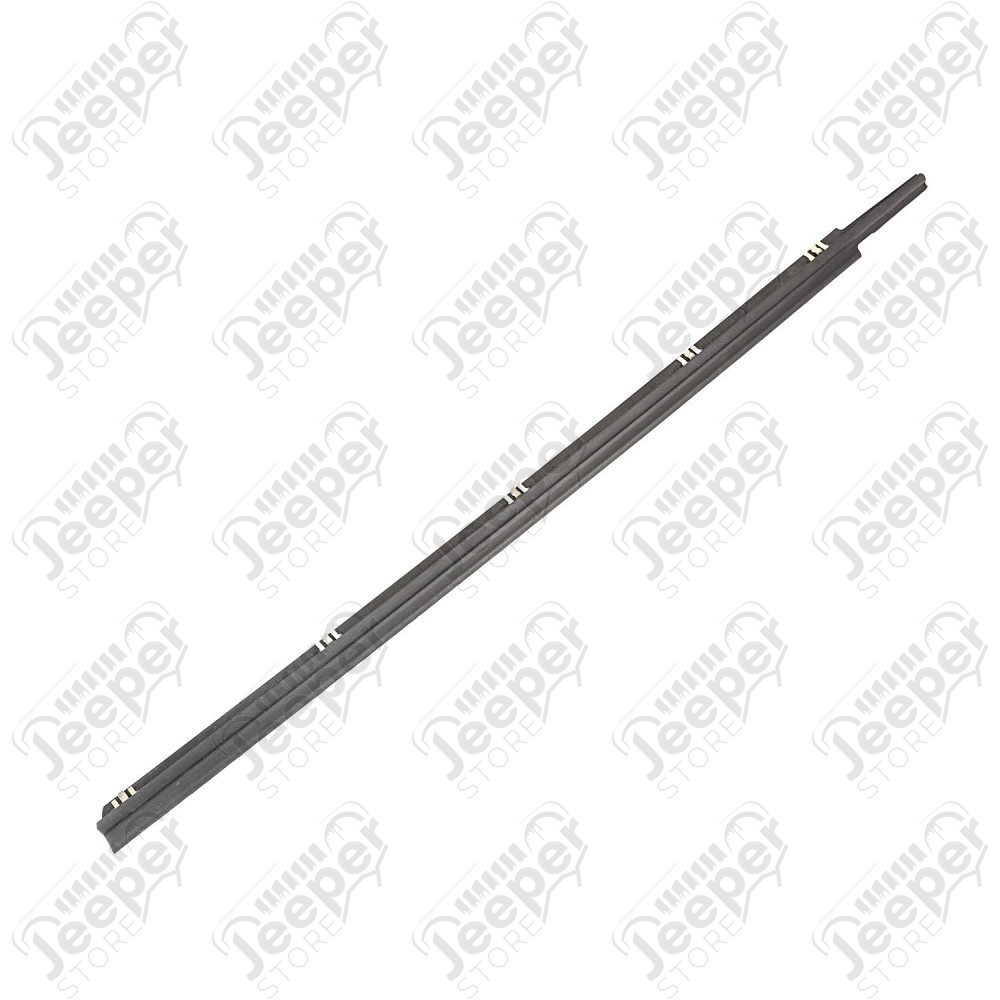 Door Glass Seal, Left, Outer 97-06 Jeep Wrangler TJ