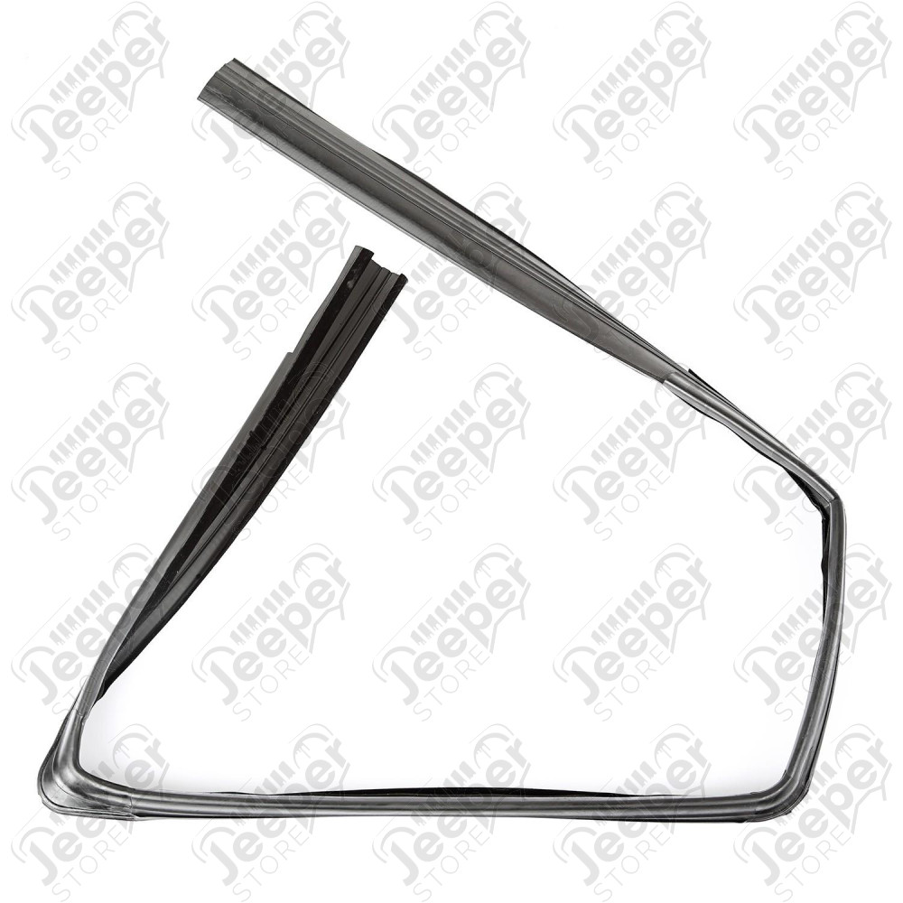 Door Glass Channel, Front, Right; 07-18 Jeep Wrangler JK