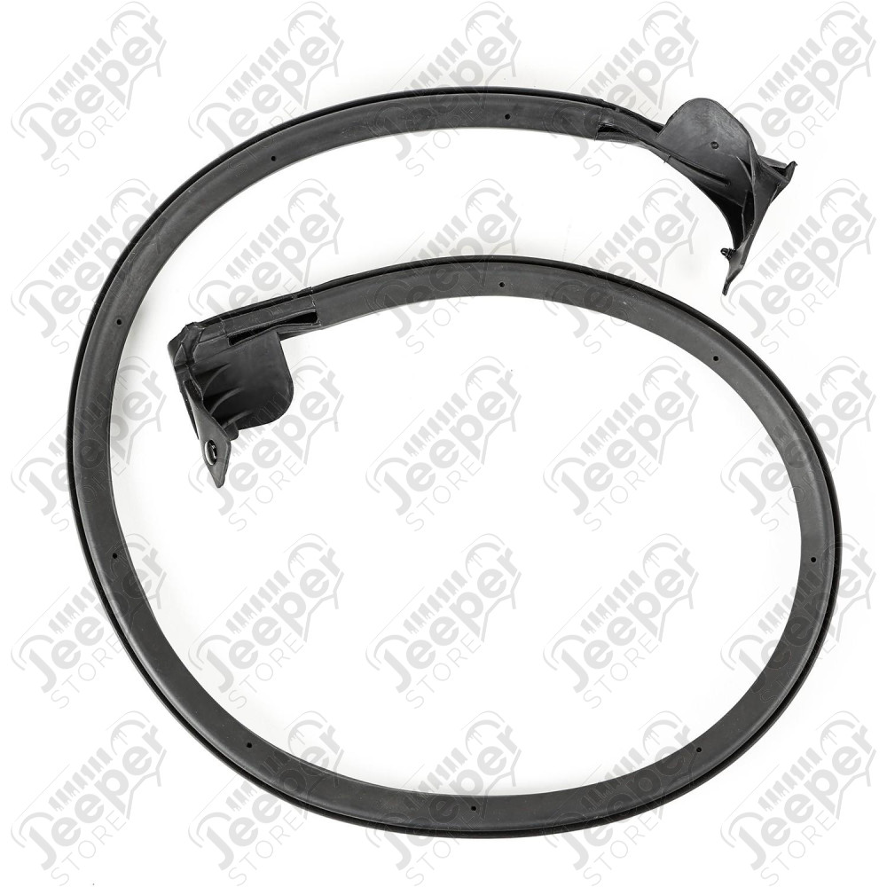 Door Seal, Rear, Left, Half Doors; 07-18 Jeep Wrangler JKU, 4 Door