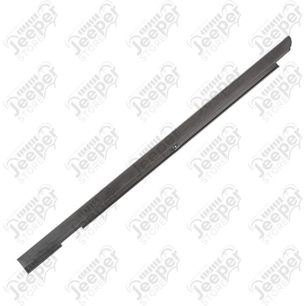 Door Glass Seal, Rear, Right, Outer; 07-18 Jeep Wrangler JKU, 4 Door