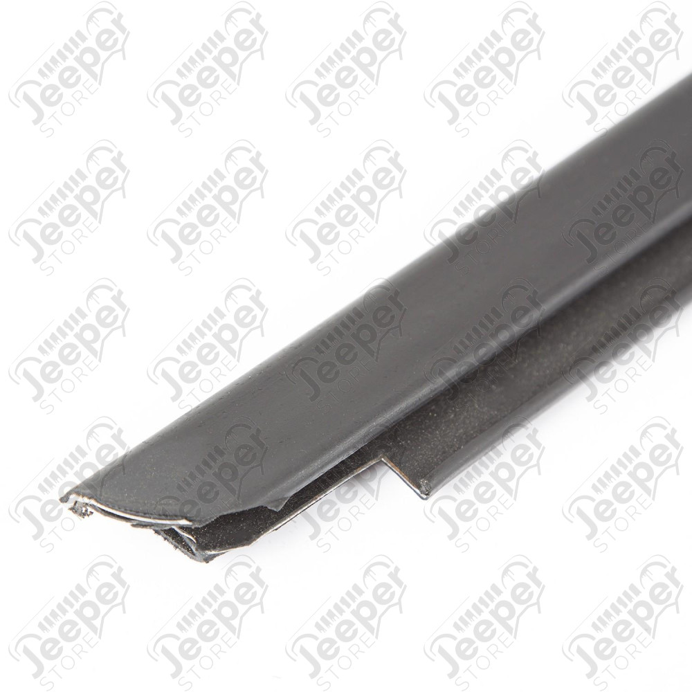 Window Glass Seal, Rear, Left, Outer 07-18 Jeep Wrangler JKU, 4 Door