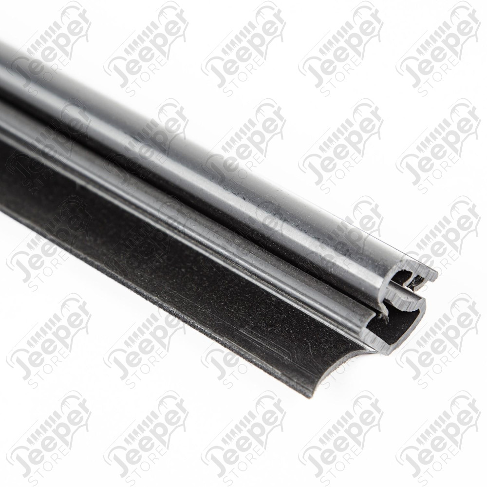 Door Glass Seal, Rear, Left, Inner 07-18 Jeep Wrangler JKU, 4 Door