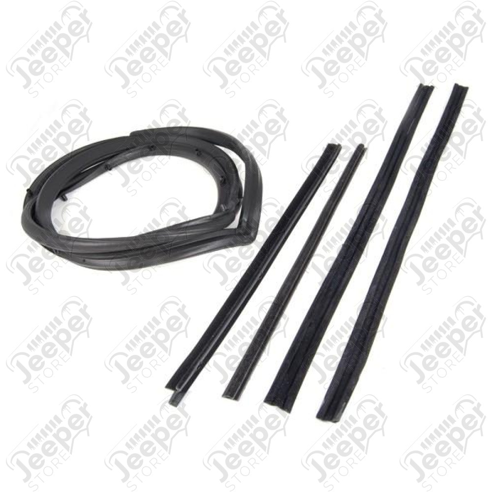 Door Seal Kit, Left; 87-95 Jeep CJ/Wrangler YJ