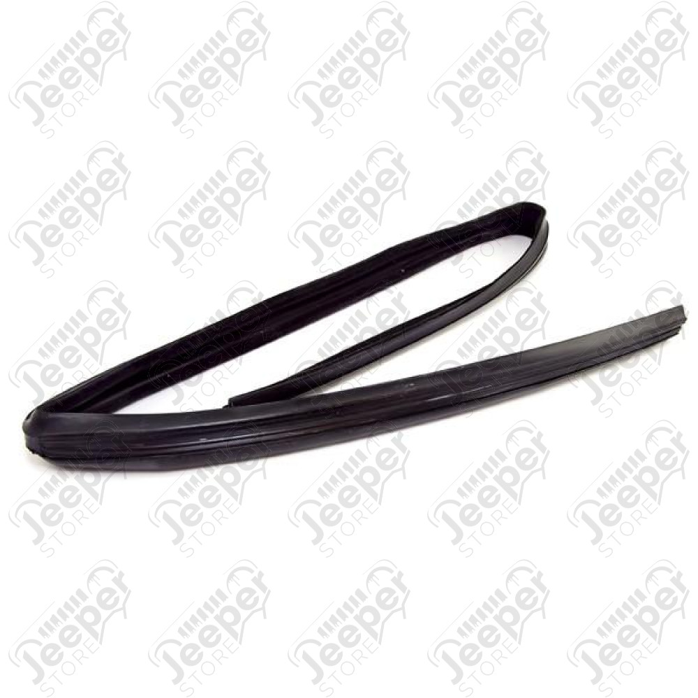 Door Glass Channel Seal, Front, Left; 84-96 Jeep Cherokee XJ