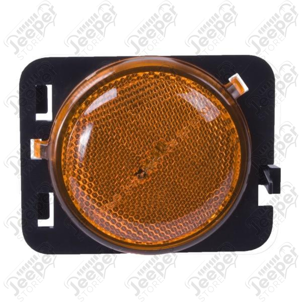 Side Marker Light Assembly, Right, Amber; 07-18 Jeep Wrangler
