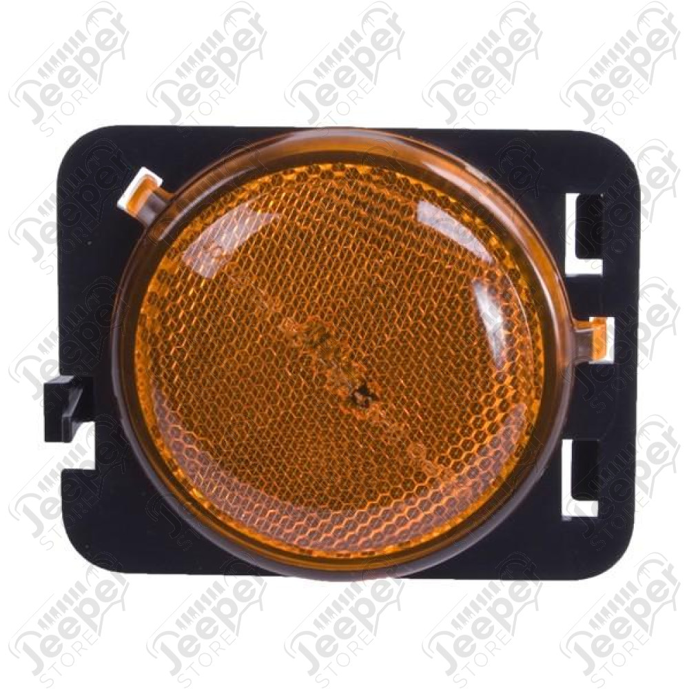 Side Marker Light Assembly, Left, Amber; 07-18 Jeep Wrangler