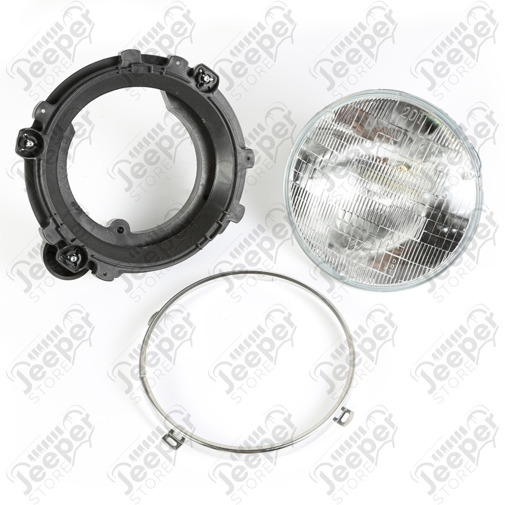 Headlight Assembly, Left; 97-06 Jeep Wrangler TJ