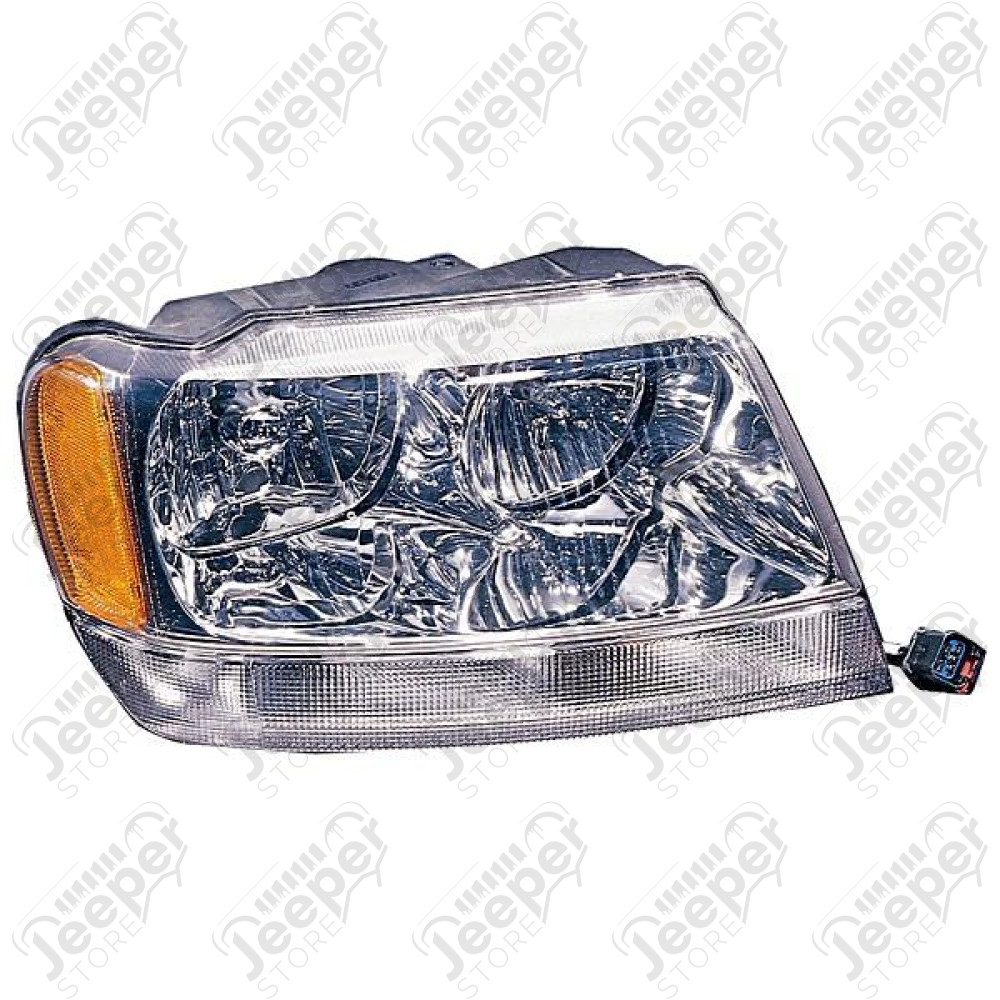 Headlight Assembly, Right; 99-04 Jeep Grand Cherokee WJ