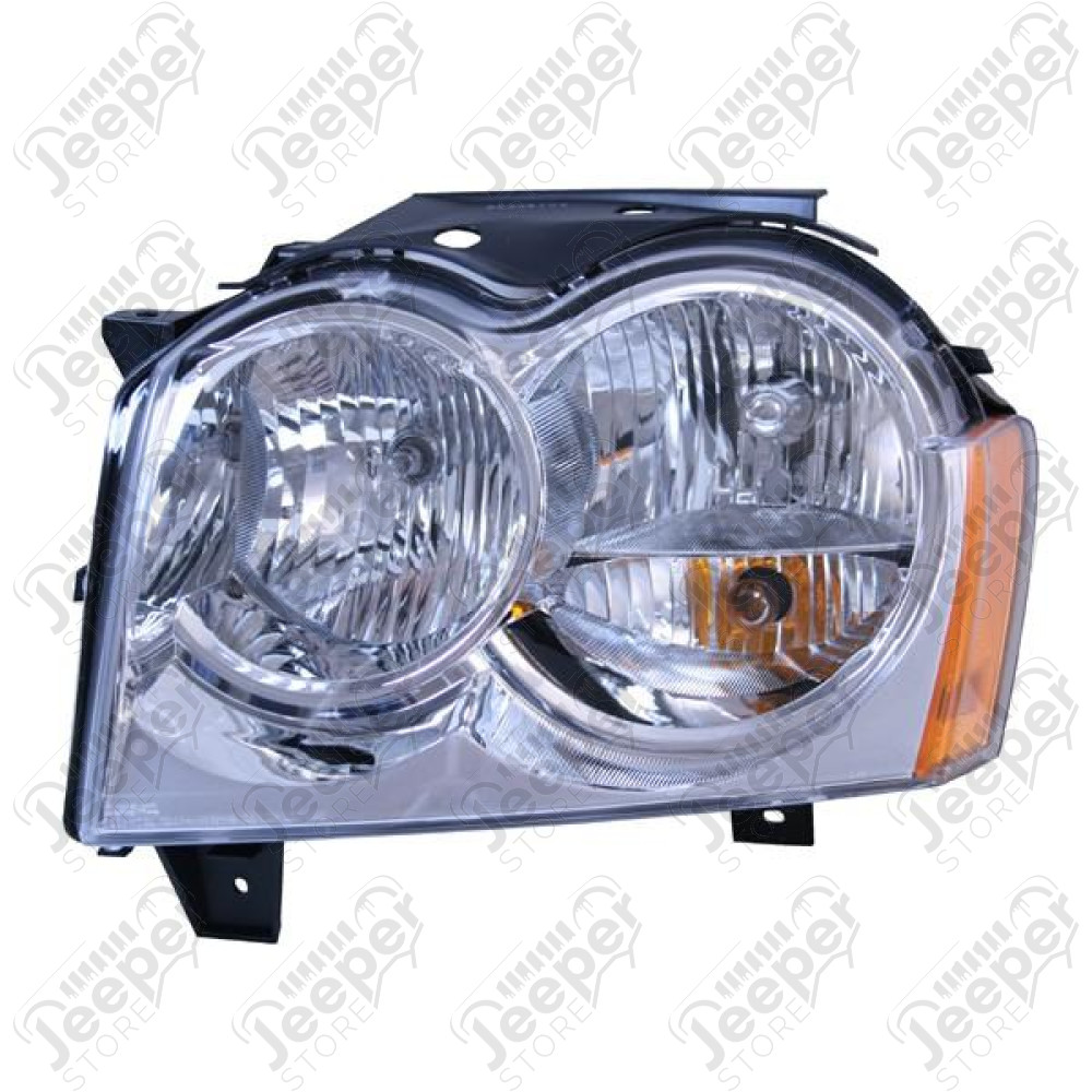 Headlight Assembly, Left; 05-10 Jeep Grand Cherokee WK