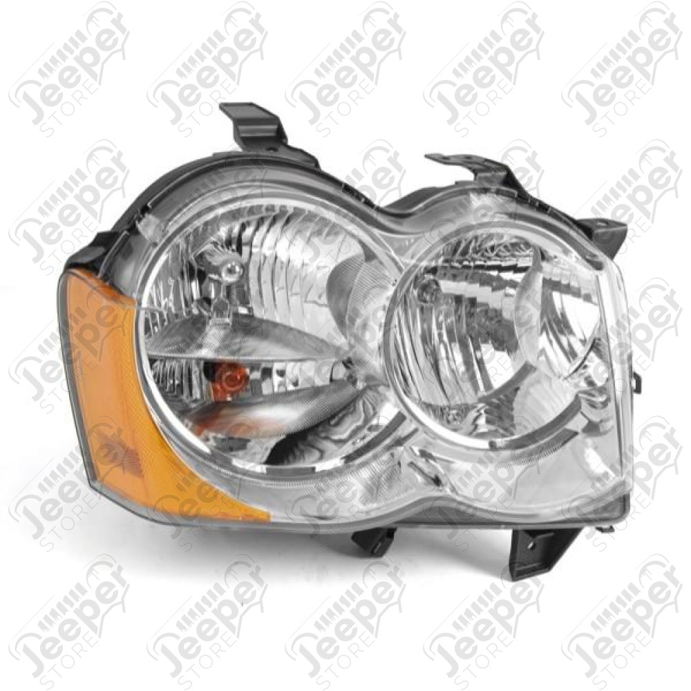 Headlight Assembly, Right, No Fog Lights; 05-10 Grand Cherokee/Liberty