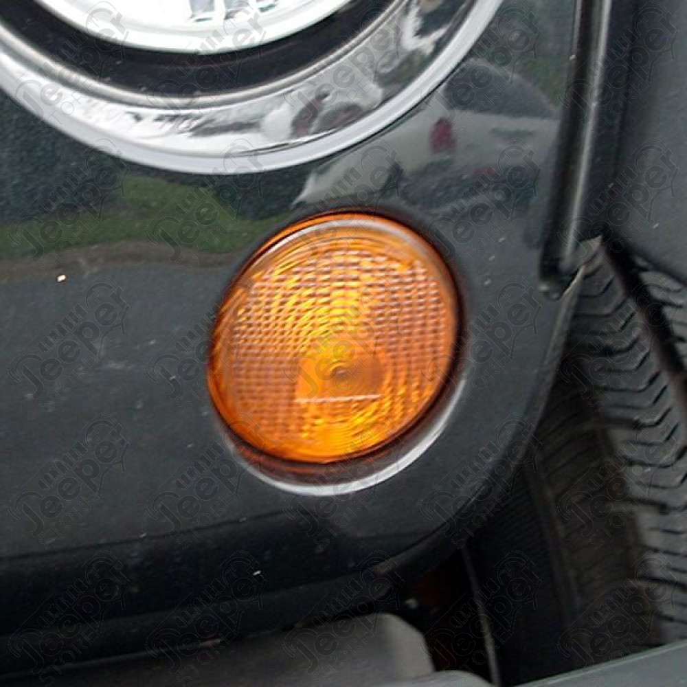 Parking Light Assembly, Left Amber; 07-13 Jeep Wrangler JK