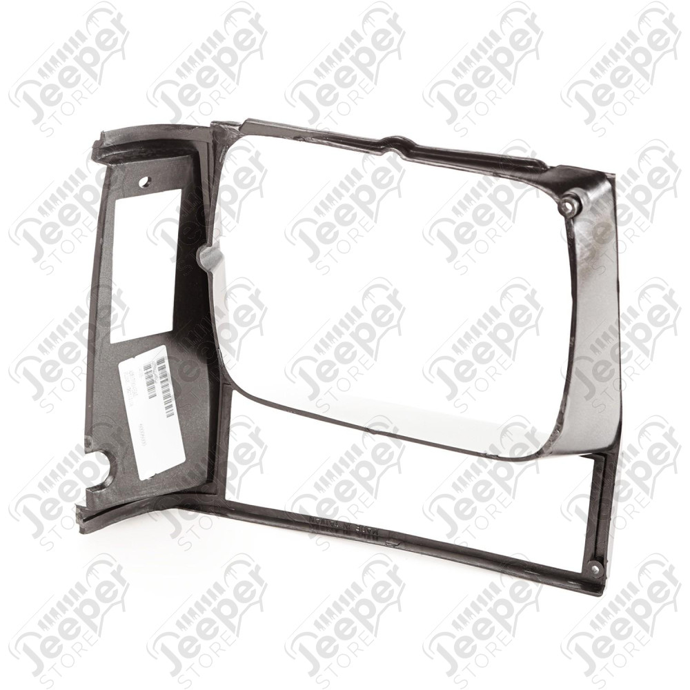 Headlight Bezel, Left, Gray 84-90 Jeep Cherokee XJ