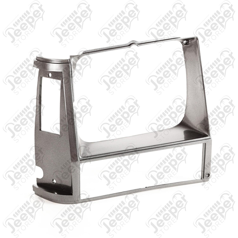 Headlight Bezel, Right, Gray; 84-90 Jeep Cherokee XJ