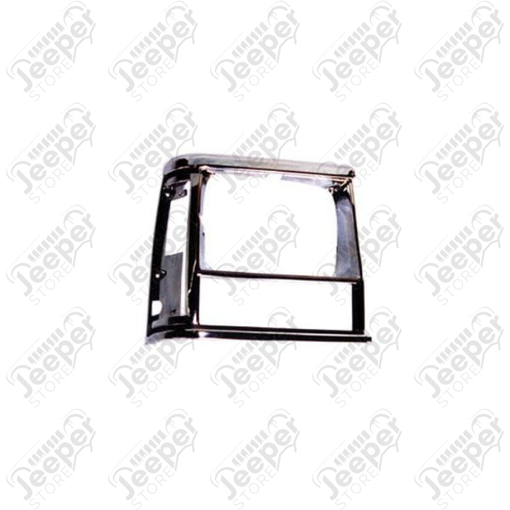 Headlight Bezel, Right, Chrome; 91-96 Jeep Cherokee XJ